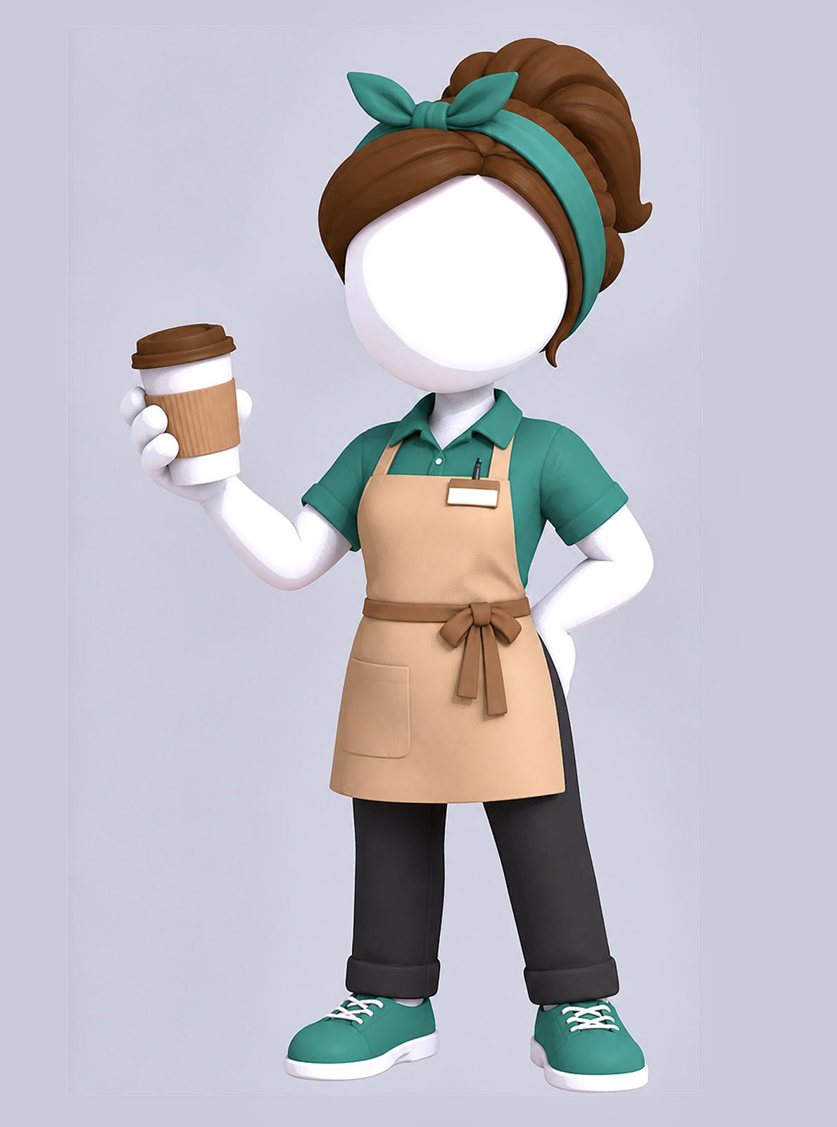Figurine de barista