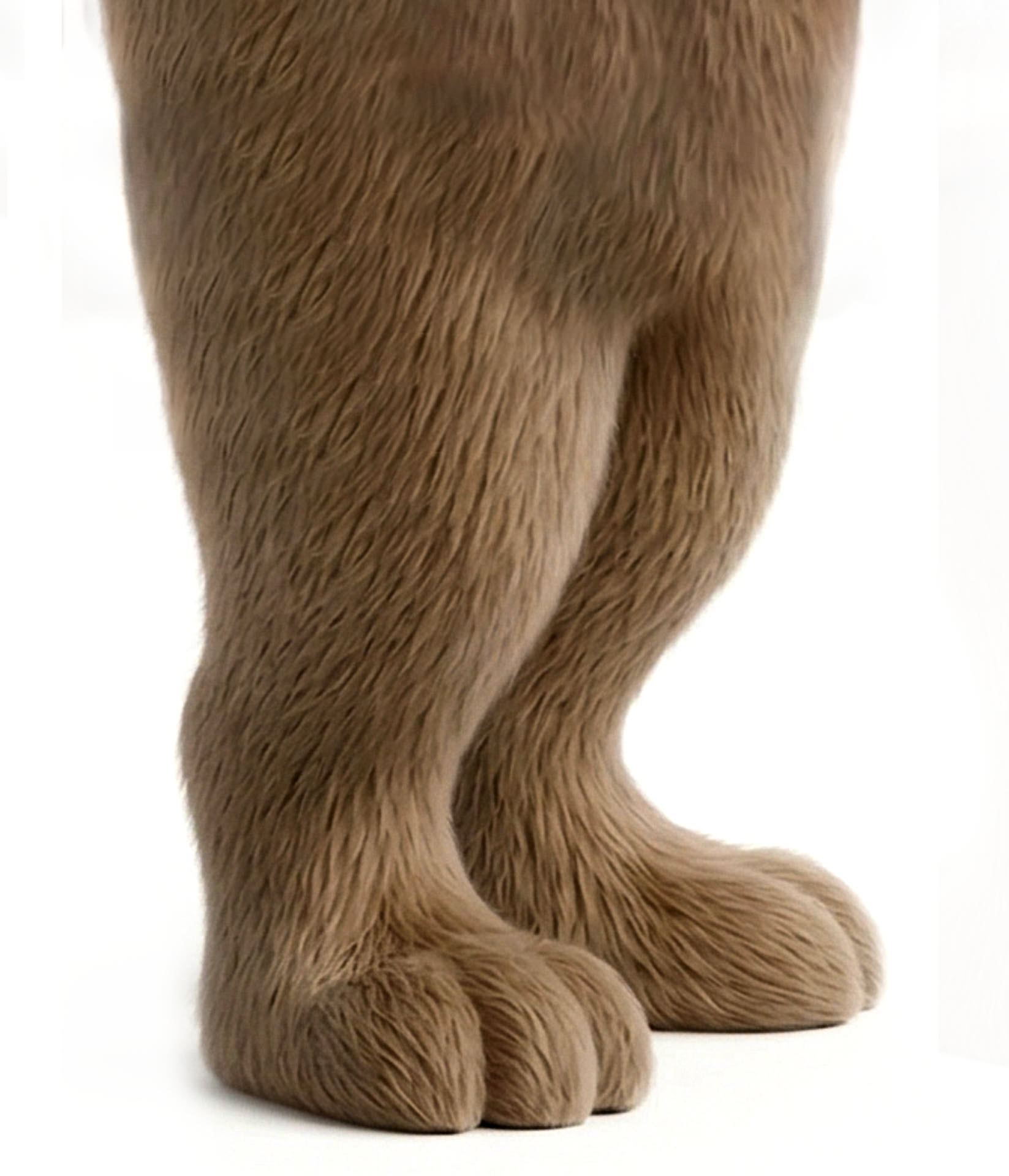 Détail de pieds, vue de profil